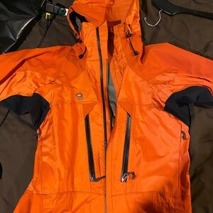 Men's Orange Ski & Snowboard Shell Jacket
